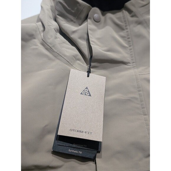 Nike ACG PrimaLoft Skull Peak Storm-FIT Jacket Khaki FV8681-247 Size Large - Picture 11 of 12